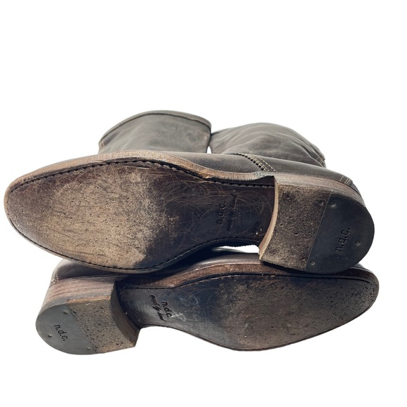 n.d.c. | Made By Hand Lusitania Brown Leather Riding Boots 38.5 - Picture 7 of 8